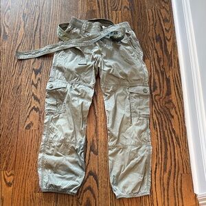 Abercrombie Kids Olive Cargo Pants